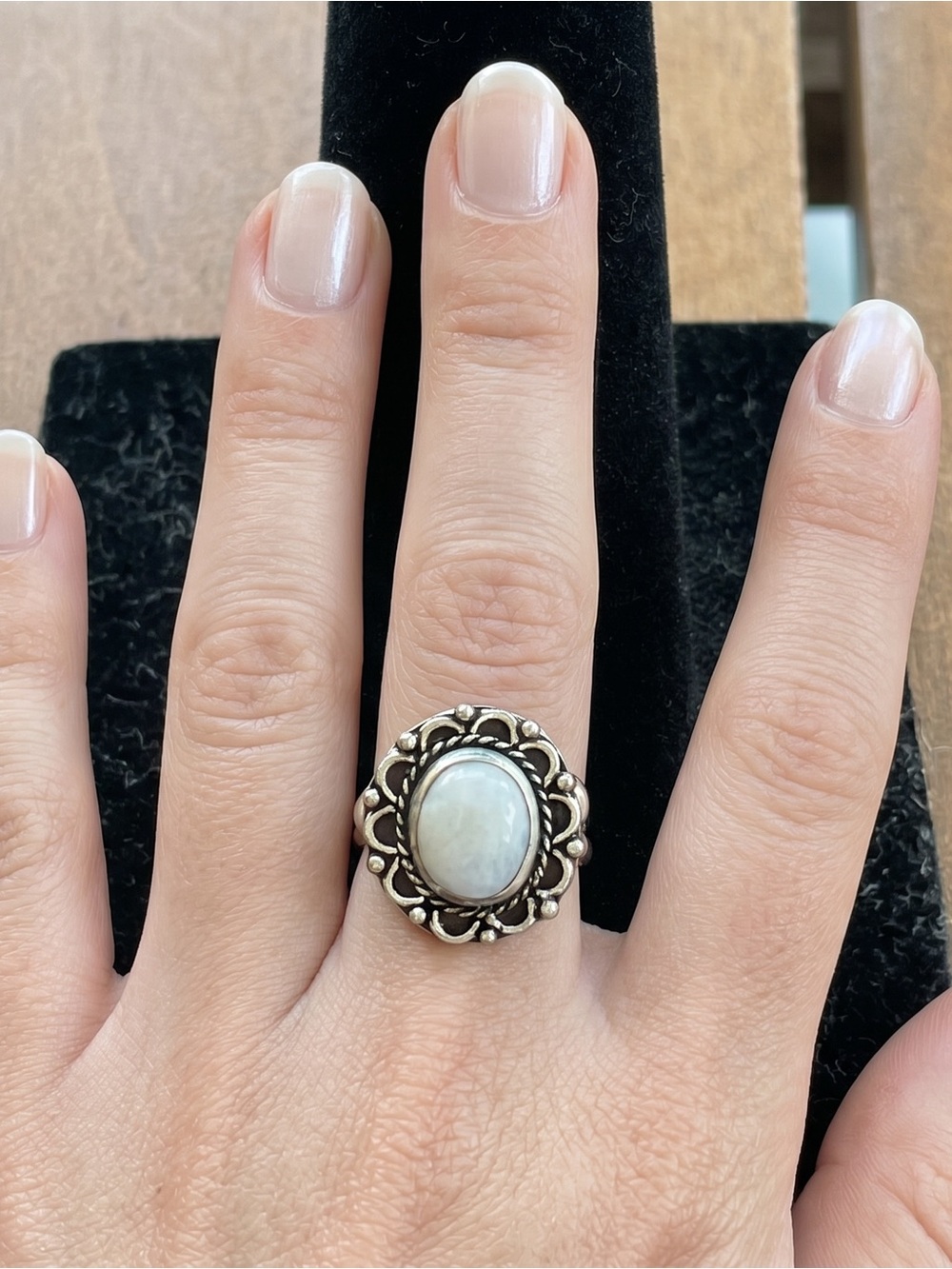 Moonstone Genuine Gemstone Ring